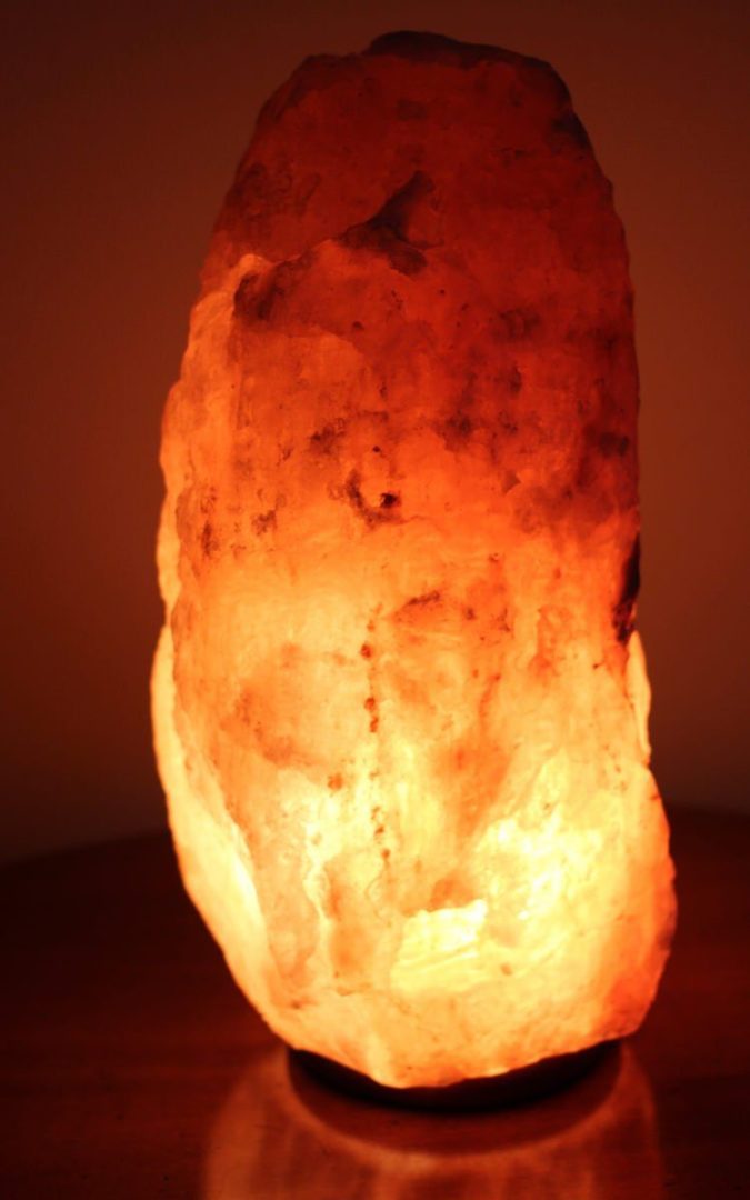 Copy of lampada ai cristalli di sale himalaya grezza - peso 2/3 kg