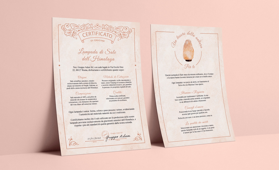 Certificato di autenticità
