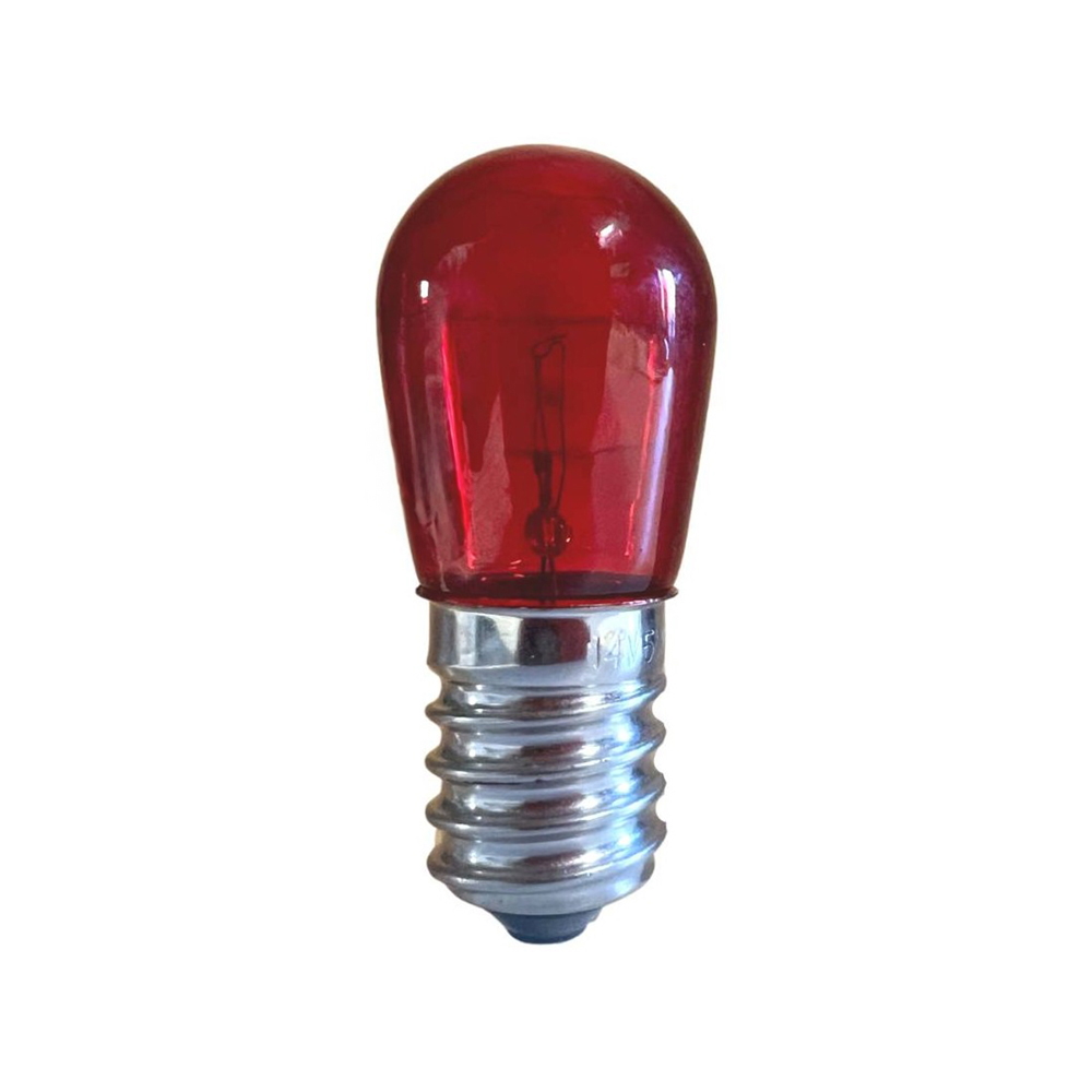 Foto principale Lampadina E14 ST26 15W Rossa Ricambio per Lampada di Sale Himalayano e Lampada di Selenite
