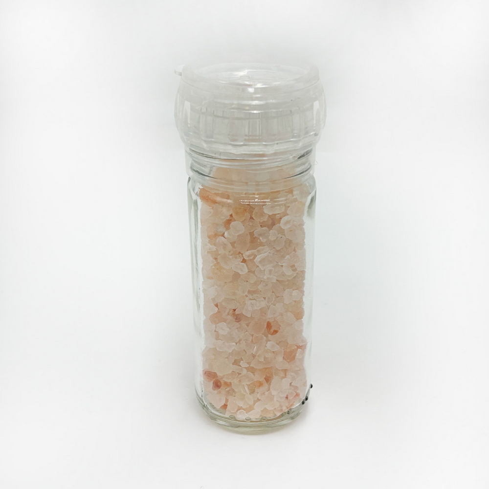 Foto principale Macina Sale alto in plastica per Sale Himalayano Rosa Doppio ad uso alimentare 100 gr