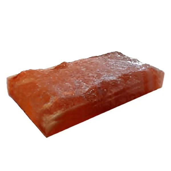 Foto principale Mattonella di Sale Himalayano Rosa naturale 20x10x2,5 cm con lato grezzo per rivestimenti e grotte di Sale