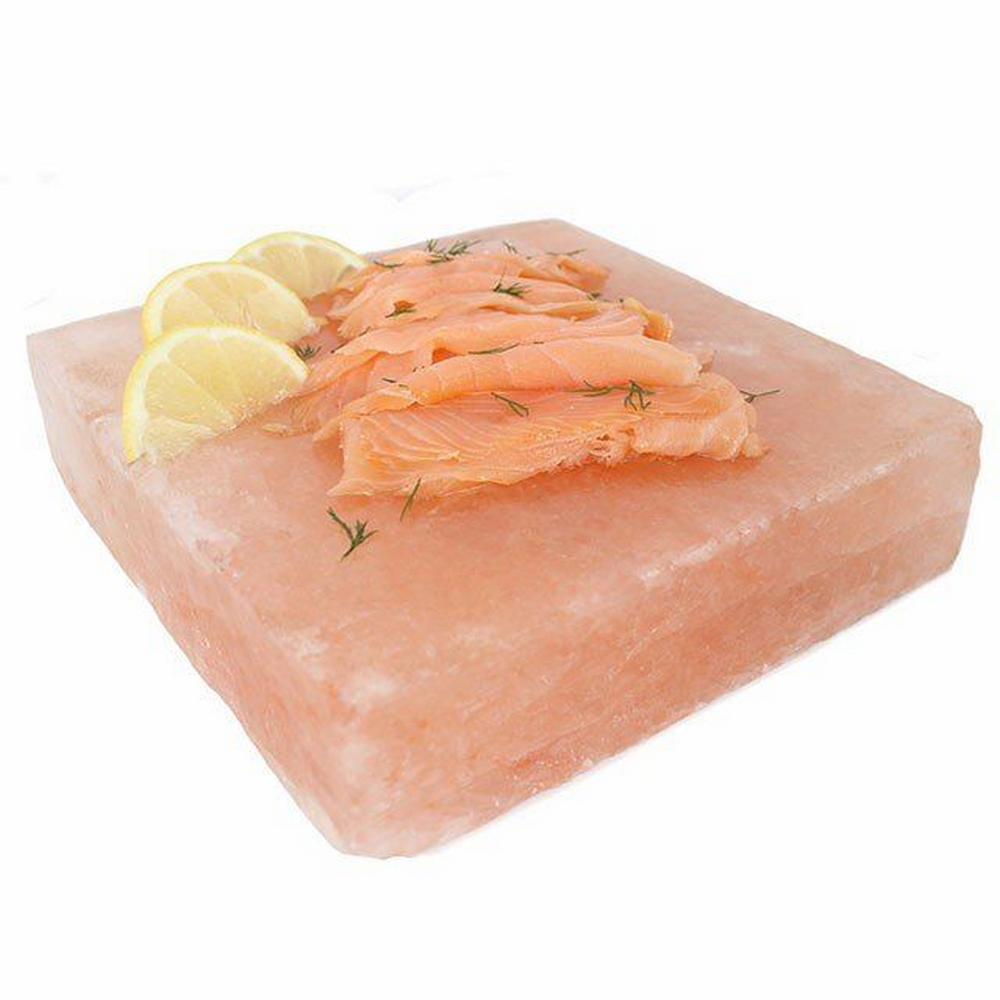 Foto principale Piastra da cottura di Sale Himalayano Rosa naturale 10x10x1,5 cm 1,5 kg