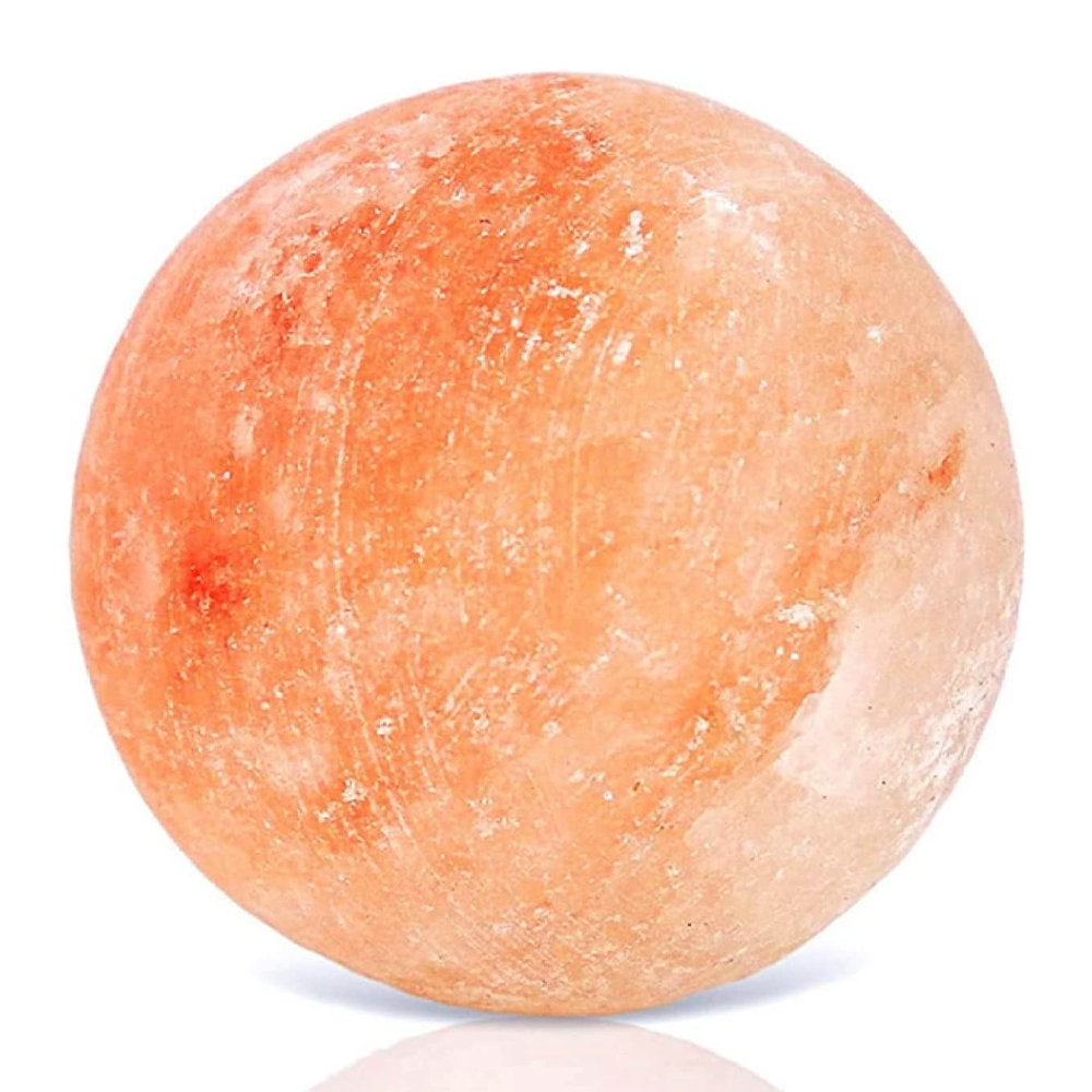 Foto principale Saponetta di Sale Himalayano Rosa naturale Circolare liscia 350 g per massaggi e trattamenti corpo naturali