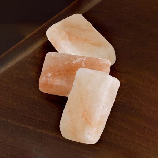 Saponetta di Sale Himalayano Rosa naturale Rettangolare liscia 350 g per massaggi e trattamenti corpo naturali - Foto 1